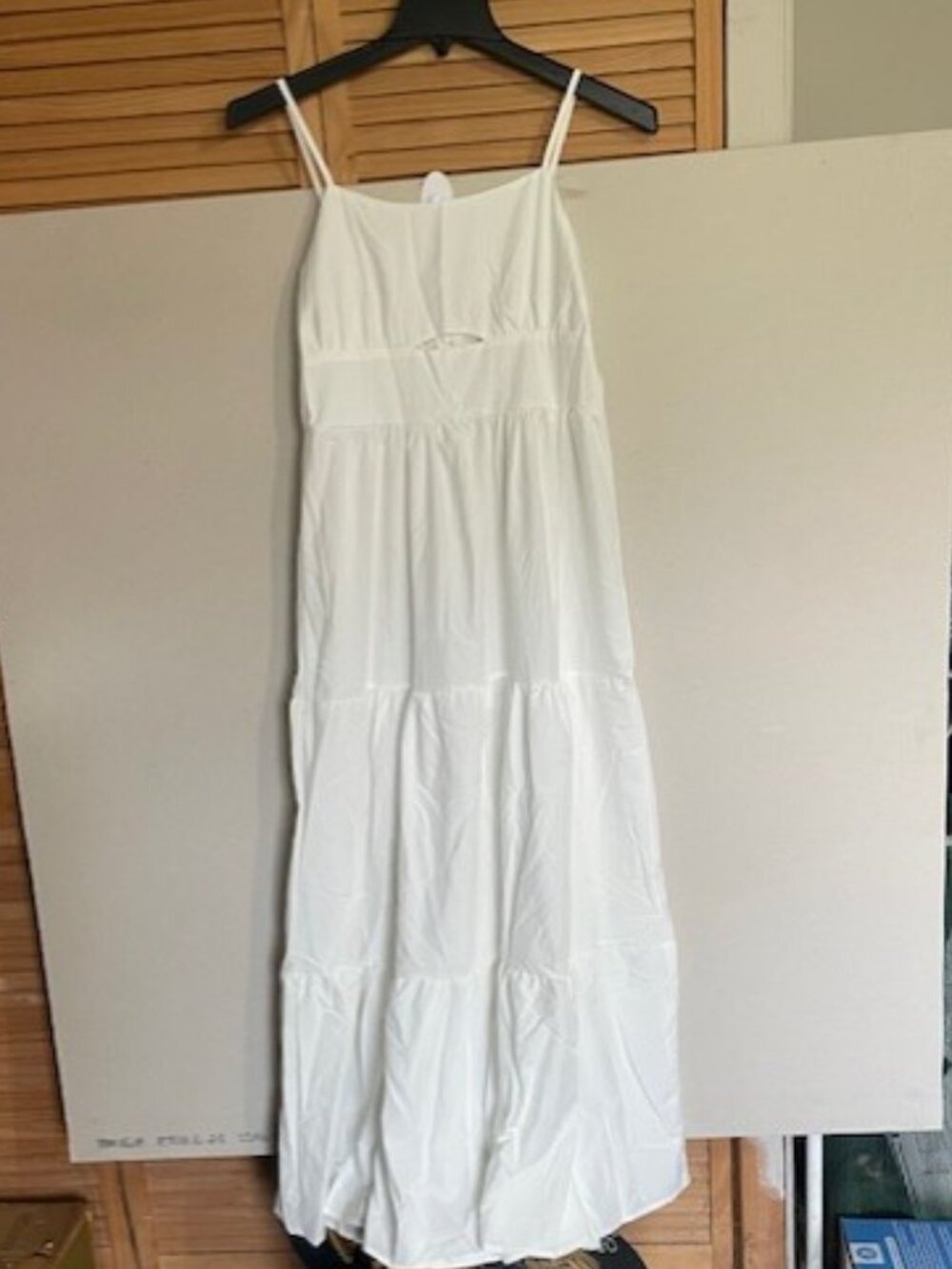 White summer maxi dress